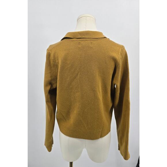 Shy Velvet Cinnamon Knit Semi Cropped Jacket - Picture 4 of 6